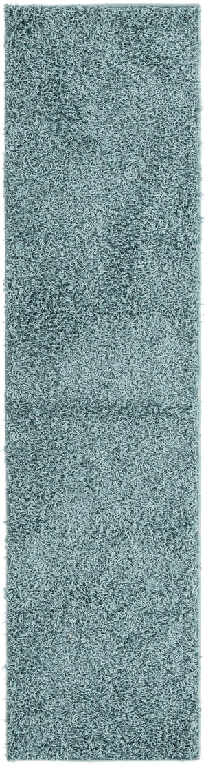 Light Slate Blue 2' x 8' Comfort Solid Shag Runner Area Rug Thick Soft Touch Fluffy & Plush Shaggy Pile 100% Polypropylene for Living Room, Office, Bedroom for Sale at Rug Engine