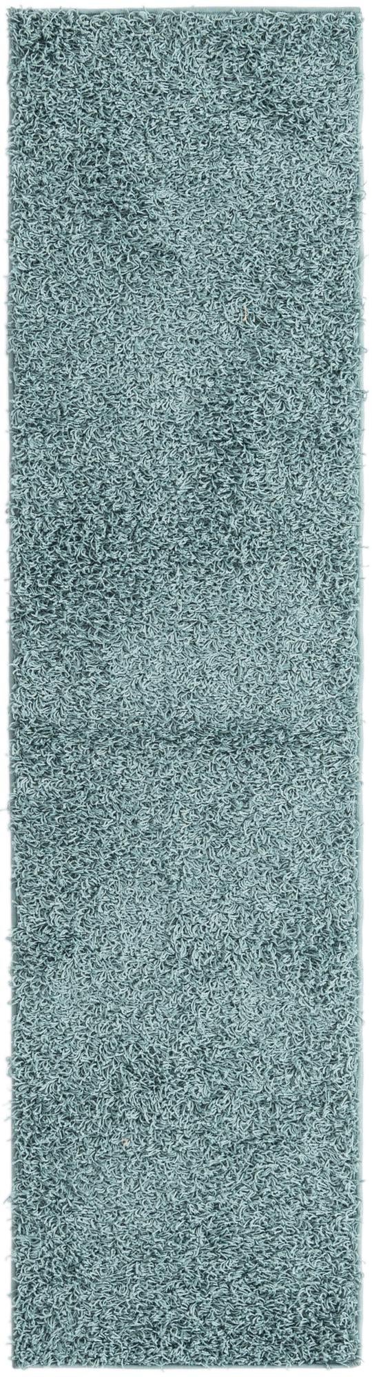 Light Slate Blue 2' x 8' Comfort Solid Shag Runner Area Rug Thick Soft Touch Fluffy & Plush Shaggy Pile 100% Polypropylene for Living Room, Office, Bedroom for Sale at Rug Engine