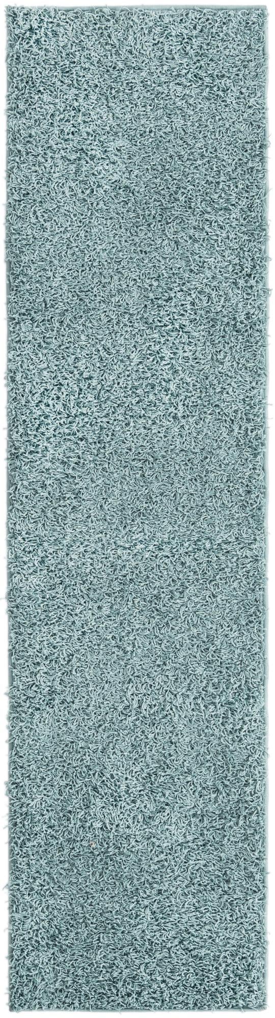 Light Slate Blue 2' x 8' Comfort Solid Shag Runner Area Rug Thick Soft Touch Fluffy & Plush Shaggy Pile 100% Polypropylene for Living Room, Office, Bedroom for Sale at Rug Engine