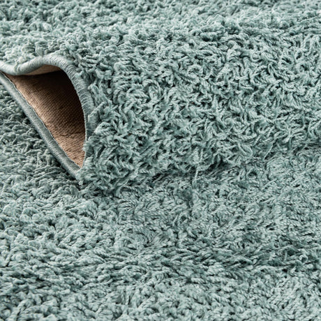 Light Slate Blue 2' 6 x 16' 5 Comfort Solid Shag Runner Area Rug Thick Soft Touch Fluffy & Plush Shaggy Pile 100% Polypropylene for Living Room, Office, Bedroom for Sale at Rug Engine
