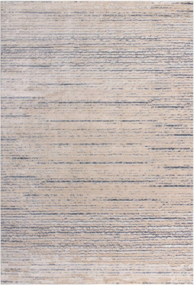 Cream 10' x 14' Oasis Rectangle Area Rug 65% Polypropylene & 35% Polyester Contemporary Carpet for Living Rooms, Bedroom, Kitchen, Dining, Office for Sale at Rug Engine