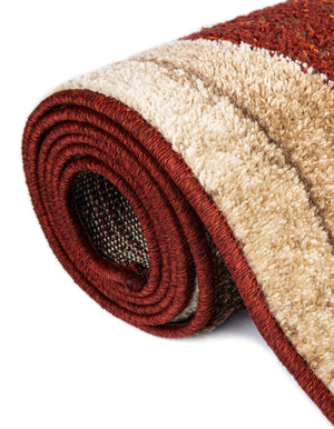 Multicolor 5' 3 x 8' Autumn Oval Area Rug 100% Polypropylene Durable Jute Backing Living Dining Room Bedroom Office Modern Decor Carpet for Sale at Rug Engine