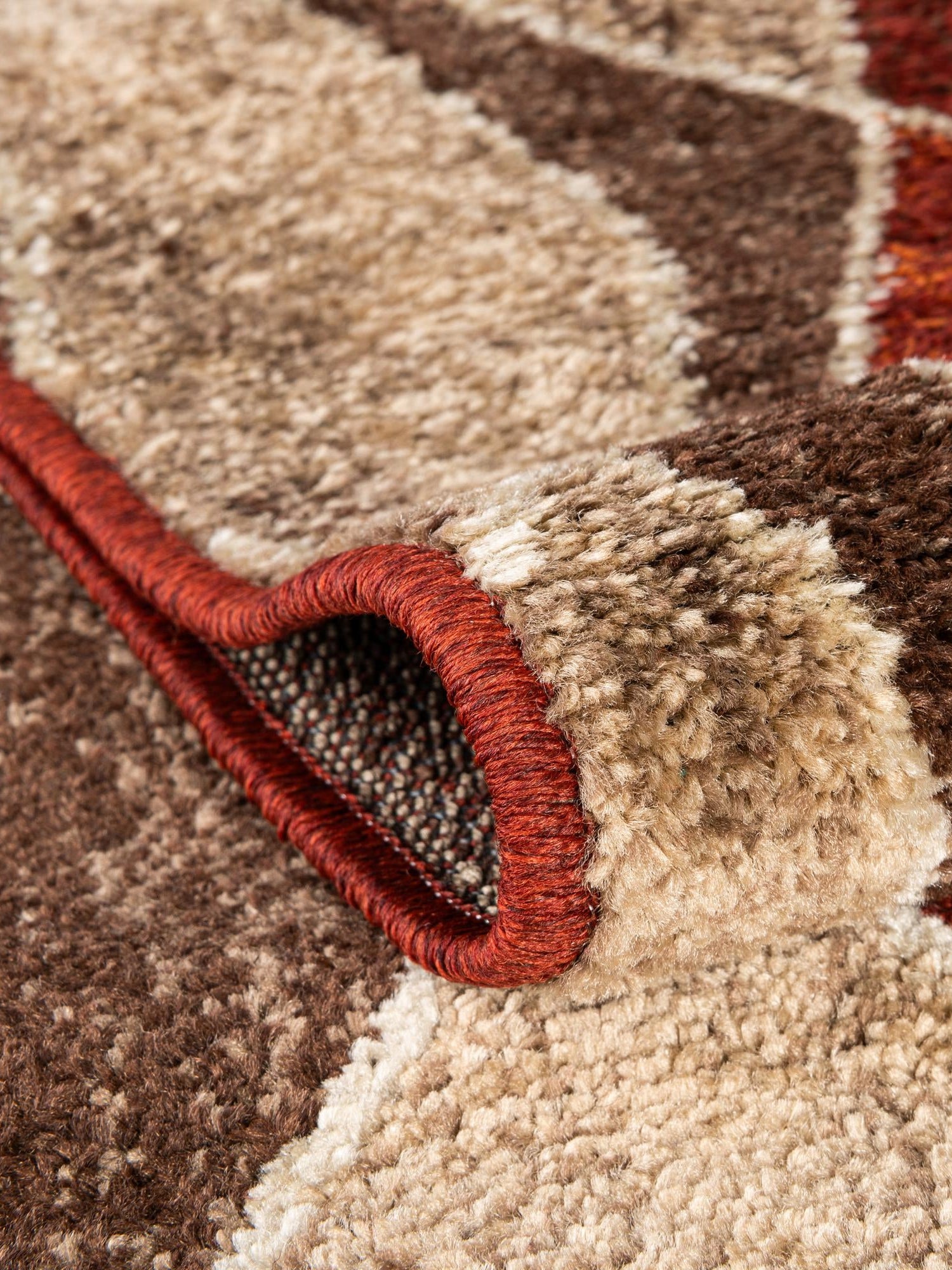 Multicolor 7' 10 x 7' 10 Autumn Square Area Rug 100% Polypropylene Durable Jute Backing Living Dining Room Bedroom Office Modern Decor Carpet for Sale at Rug Engine