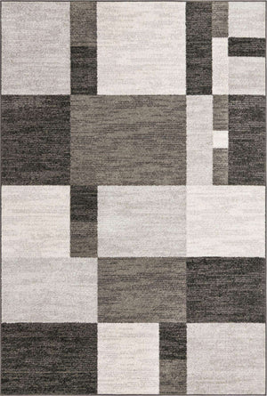 Gray 6' 1 x 9' Autumn Rectangle Area Rug 100% Polypropylene Durable Jute Backing Living Dining Room Bedroom Office Modern Decor Carpet for Sale at Rug Engine