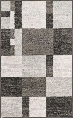 Gray 3' 1 x 5' 3 Autumn Rectangle Area Rug 100% Polypropylene Durable Jute Backing Living Dining Room Bedroom Office Modern Decor Carpet for Sale at Rug Engine