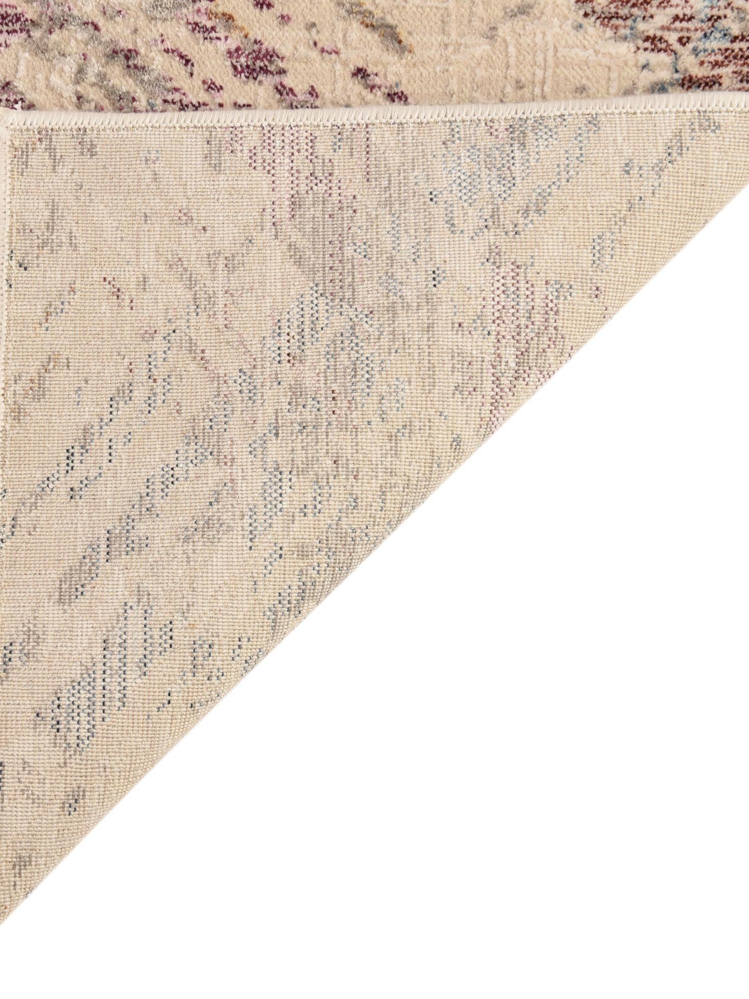 Ivory and Gray 5' 3 x 5' 3 Deepa Octagon Area Rug 100% Polyester Colorful Modern Contemporary Carpet for Home Decorating Living, Dining, Office & Bedrooms for Sale at Rug Engine