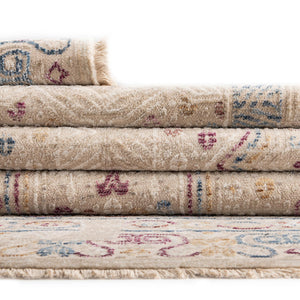 Ivory 6' x 8' 9 Deepa Rectangle Area Rug 100% Polyester Colorful Modern Contemporary Carpet for Home Decorating Living, Dining, Office & Bedrooms for Sale at Rug Engine