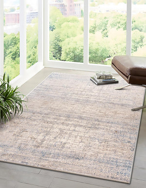 Gray Blue 2' x 3' Deepa Rectangle Area Rug 100% Polyester Colorful Modern Contemporary Carpet for Home Decorating Living, Dining, Office & Bedrooms for Sale at Rug Engine