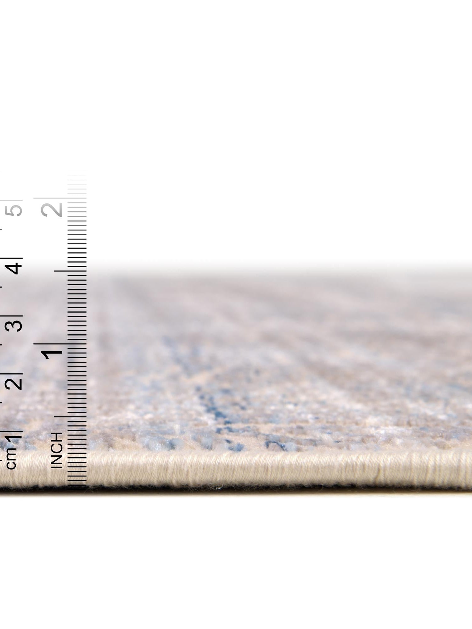 Gray Blue 5' 3 x 7' 9 Deepa Rectangle Area Rug 100% Polyester Colorful Modern Contemporary Carpet for Home Decorating Living, Dining, Office & Bedrooms for Sale at Rug Engine