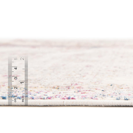 Ivory 10' x 13' 8 Deepa Rectangle Area Rug 100% Polyester Colorful Modern Contemporary Carpet for Home Decorating Living, Dining, Office & Bedrooms for Sale at Rug Engine
