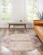 Ivory 7' 10 x 7' 10 Deepa Octagon Area Rug 100% Polyester Colorful Modern Contemporary Carpet for Home Decorating Living, Dining, Office & Bedrooms for Sale at Rug Engine