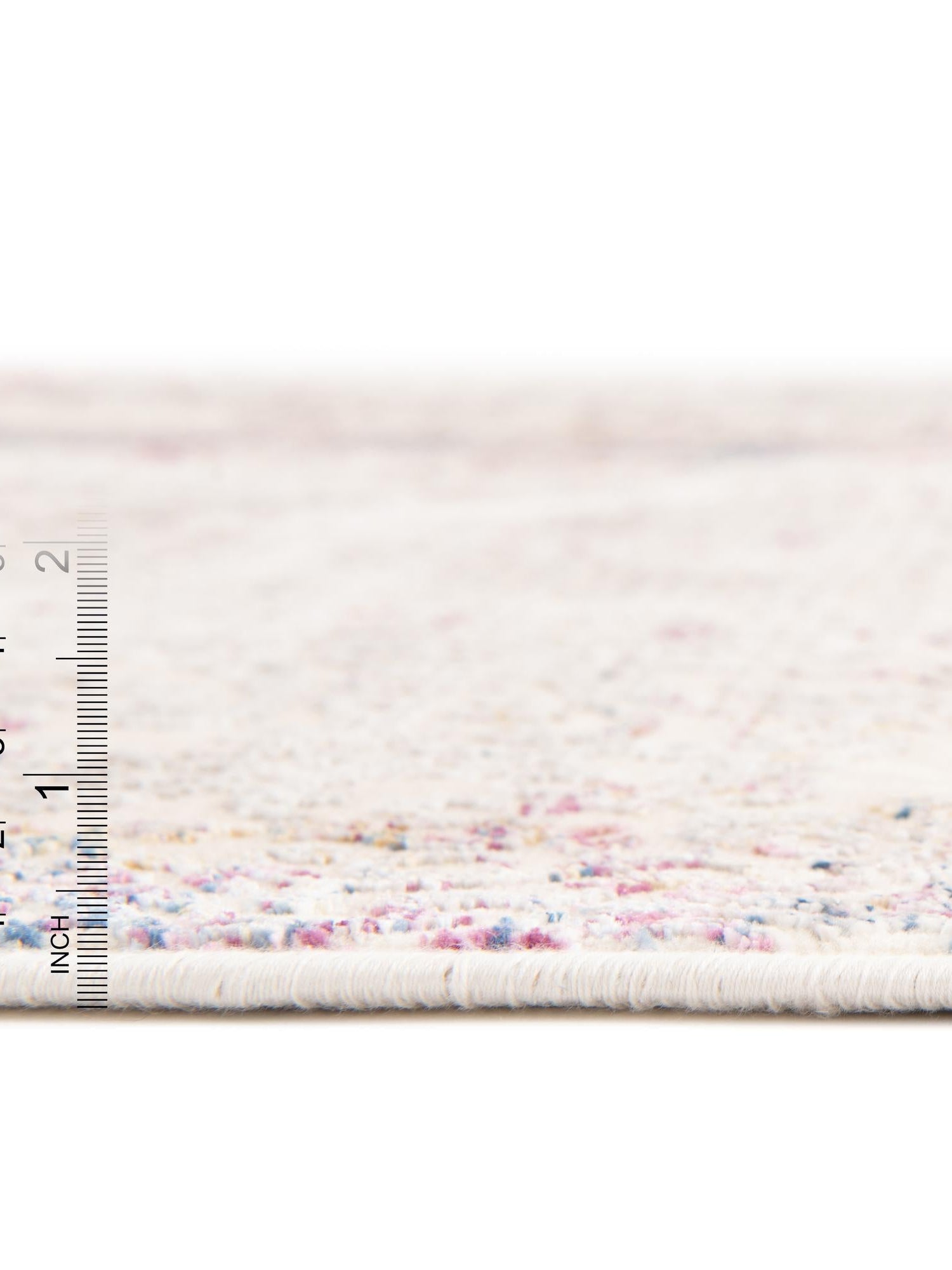 Ivory 7' 10 x 7' 10 Deepa Octagon Area Rug 100% Polyester Colorful Modern Contemporary Carpet for Home Decorating Living, Dining, Office & Bedrooms for Sale at Rug Engine
