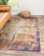 Multicolor 6' x 8' 9 Deepa Rectangle Area Rug 100% Polyester Colorful Modern Contemporary Carpet for Home Decorating Living, Dining, Office & Bedrooms for Sale at Rug Engine