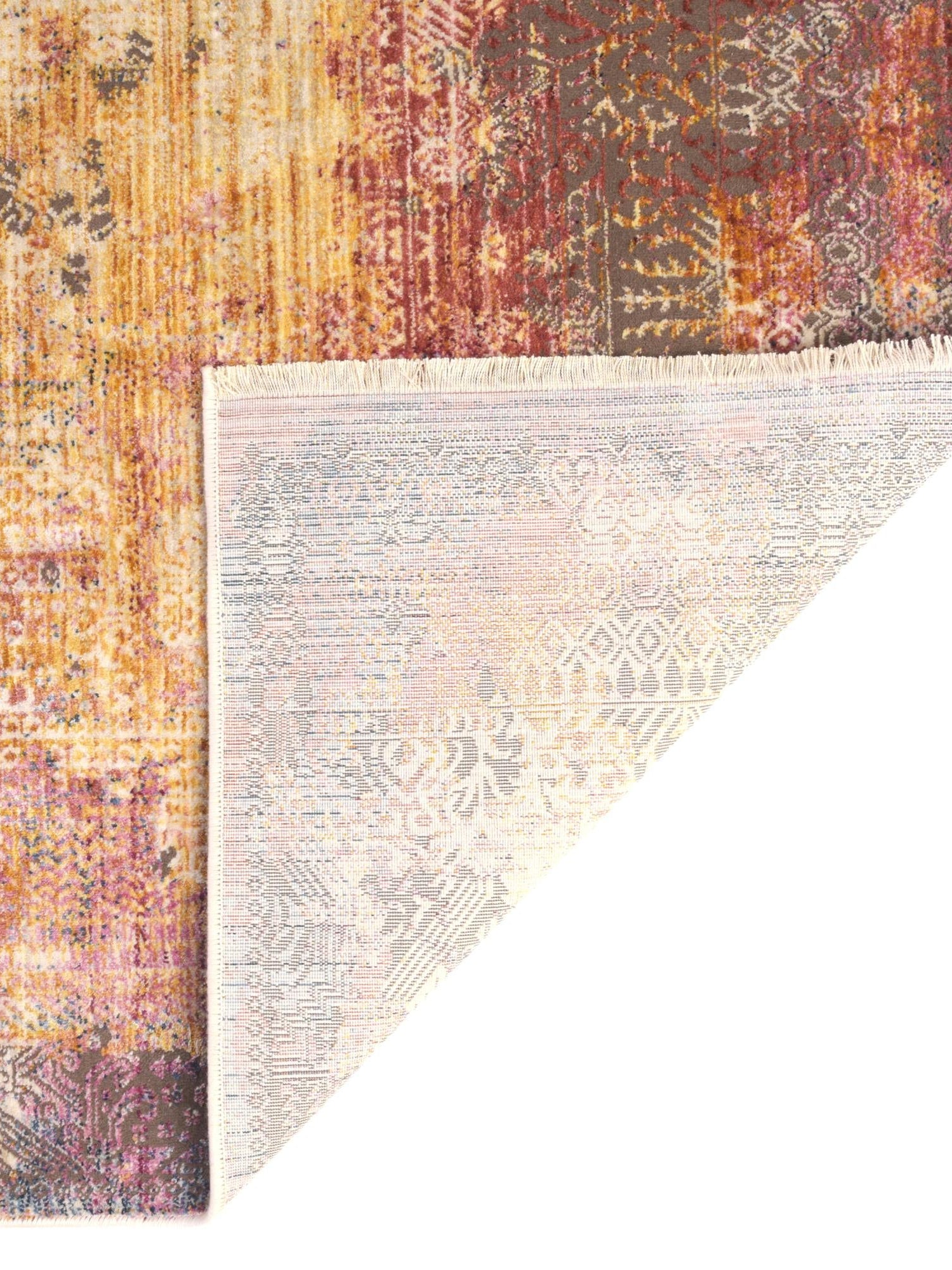 Multicolor 5' 3 x 7' 9 Deepa Rectangle Area Rug 100% Polyester Colorful Modern Contemporary Carpet for Home Decorating Living, Dining, Office & Bedrooms for Sale at Rug Engine