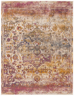 Multicolor 9' x 11' 7 Deepa Rectangle Area Rug 100% Polyester Colorful Modern Contemporary Carpet for Home Decorating Living, Dining, Office & Bedrooms for Sale at Rug Engine