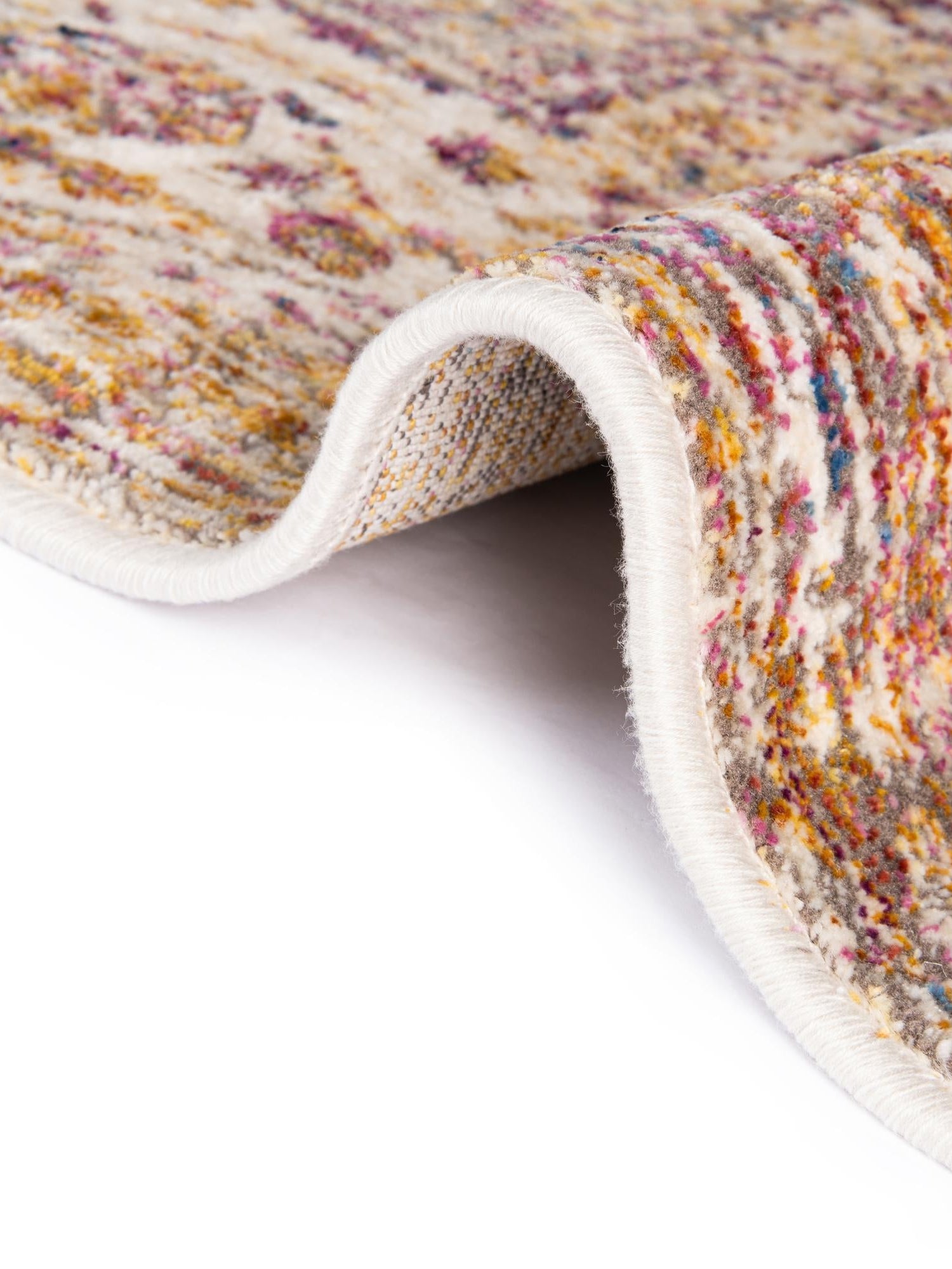 Multicolor 9' x 11' 7 Deepa Rectangle Area Rug 100% Polyester Colorful Modern Contemporary Carpet for Home Decorating Living, Dining, Office & Bedrooms for Sale at Rug Engine