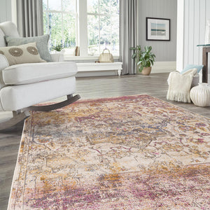 Multicolor 10' x 14' Deepa Rectangle Area Rug 100% Polyester Colorful Modern Contemporary Carpet for Home Decorating Living, Dining, Office & Bedrooms for Sale at Rug Engine