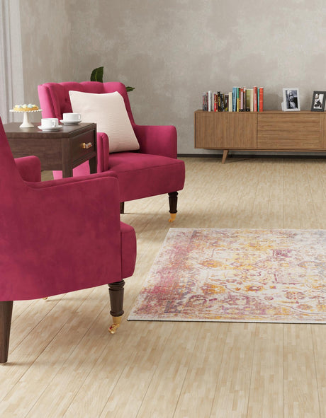 Multicolor 7' 10 x 7' 10 Deepa Square Area Rug 100% Polyester Colorful Modern Contemporary Carpet for Home Decorating Living, Dining, Office & Bedrooms for Sale at Rug Engine