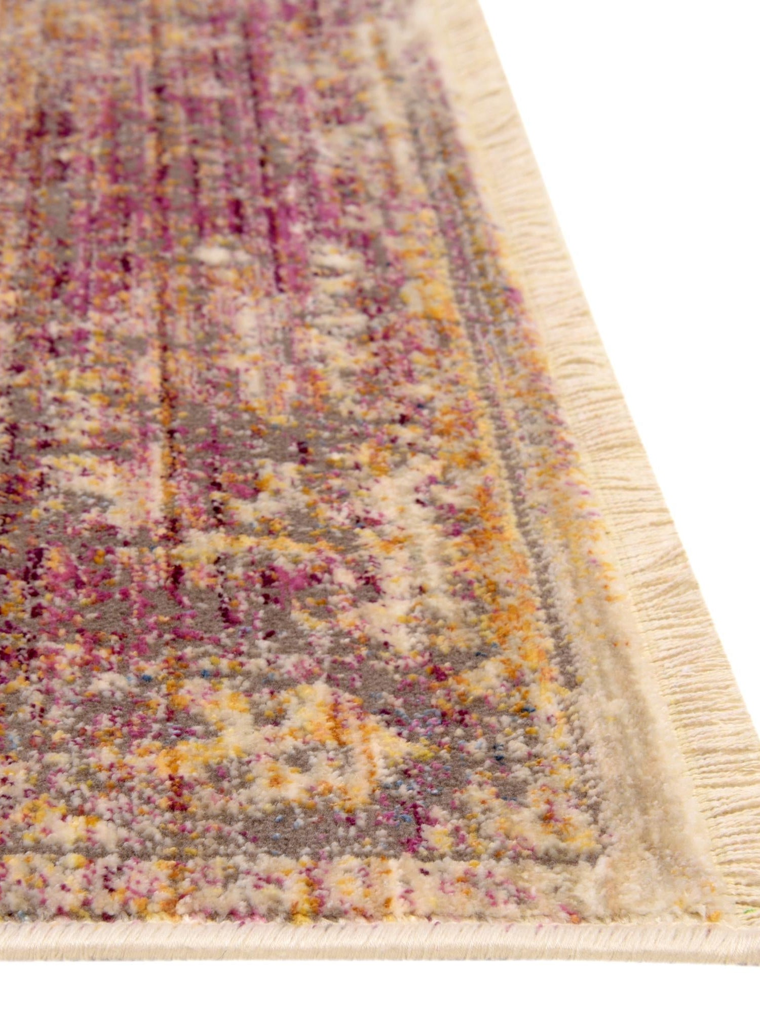 Multicolor 2' x 8' Deepa Runner Area Rug 100% Polyester Colorful Modern Contemporary Carpet for Home Decorating Living, Dining, Office & Bedrooms for Sale at Rug Engine