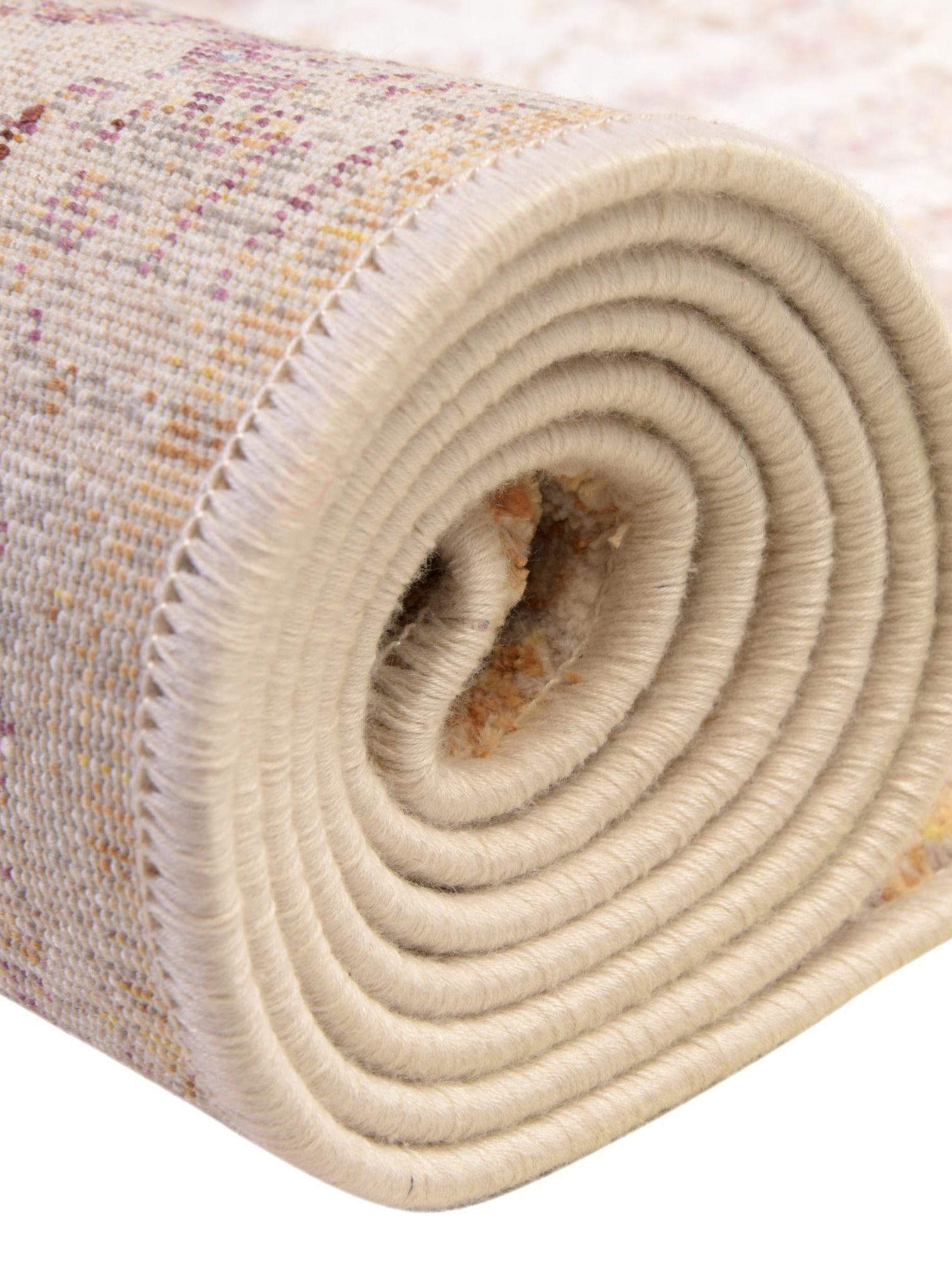 Yellow 4' x 5' 10 Deepa Rectangle Area Rug 100% Polyester Colorful Modern Contemporary Carpet for Home Decorating Living, Dining, Office & Bedrooms for Sale at Rug Engine