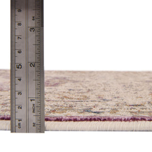 Lavender 2' x 3' Deepa Rectangle Area Rug 100% Polyester Colorful Modern Contemporary Carpet for Home Decorating Living, Dining, Office & Bedrooms for Sale at Rug Engine