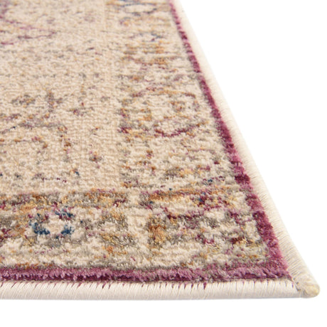 Lavender 4' x 5' 10 Deepa Rectangle Area Rug 100% Polyester Colorful Modern Contemporary Carpet for Home Decorating Living, Dining, Office & Bedrooms for Sale at Rug Engine
