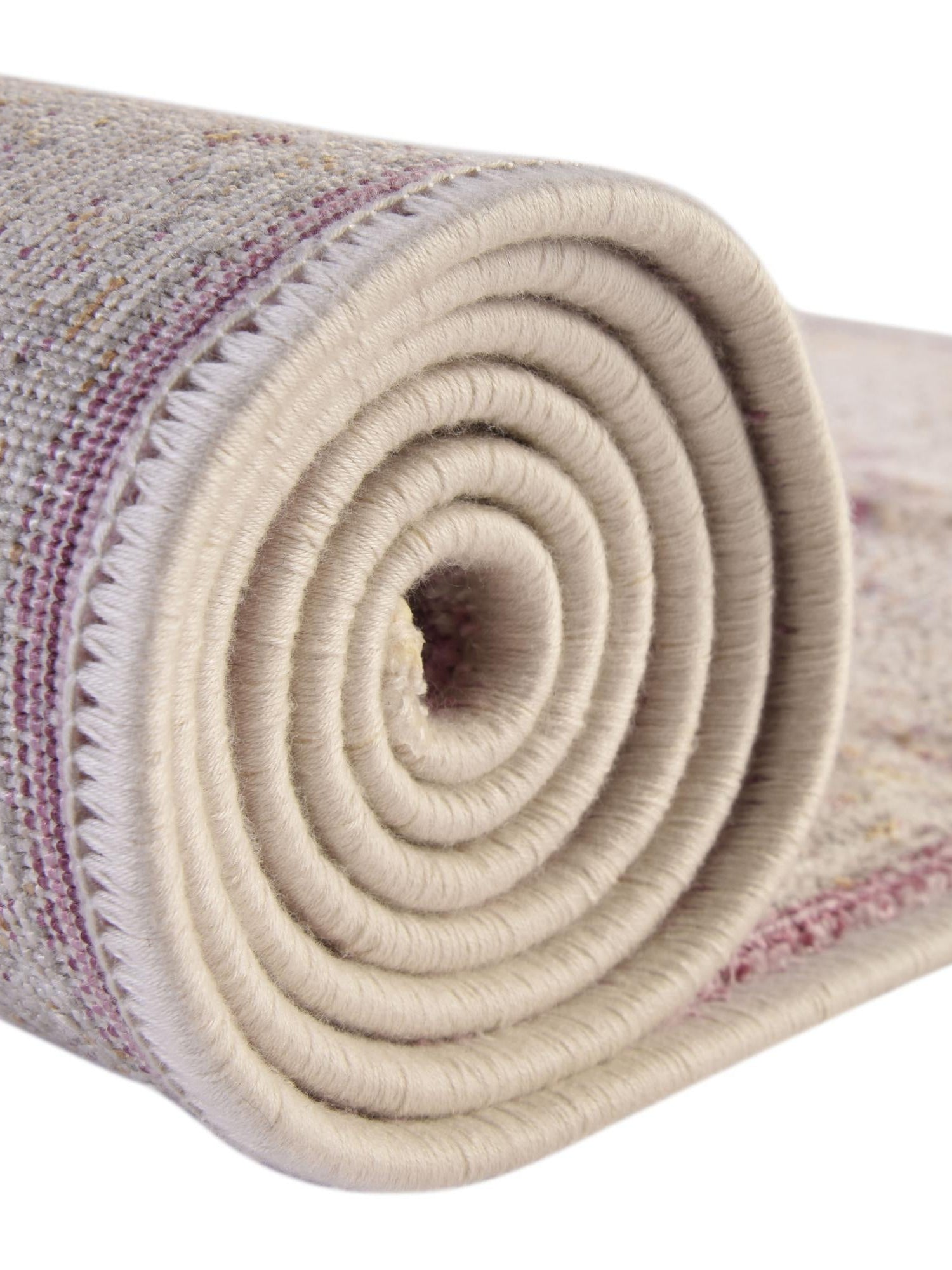 Lavender 5' 3 x 7' 9 Deepa Rectangle Area Rug 100% Polyester Colorful Modern Contemporary Carpet for Home Decorating Living, Dining, Office & Bedrooms for Sale at Rug Engine
