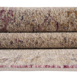 Lavender 2' x 3' Deepa Rectangle Area Rug 100% Polyester Colorful Modern Contemporary Carpet for Home Decorating Living, Dining, Office & Bedrooms for Sale at Rug Engine