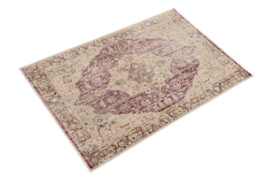 Lavender 2' x 3' Deepa Rectangle Area Rug 100% Polyester Colorful Modern Contemporary Carpet for Home Decorating Living, Dining, Office & Bedrooms for Sale at Rug Engine