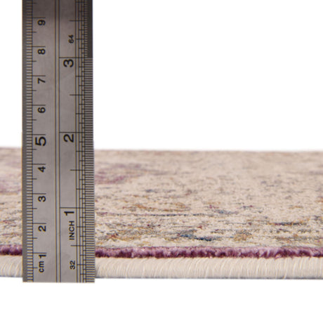 Lavender 7' 10 x 7' 10 Deepa Octagon Area Rug 100% Polyester Colorful Modern Contemporary Carpet for Home Decorating Living, Dining, Office & Bedrooms for Sale at Rug Engine