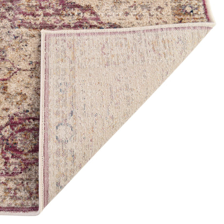 Lavender 2' x 8' Deepa Runner Area Rug 100% Polyester Colorful Modern Contemporary Carpet for Home Decorating Living, Dining, Office & Bedrooms for Sale at Rug Engine