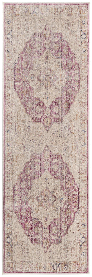 Lavender 2' x 6' Deepa Runner Area Rug 100% Polyester Colorful Modern Contemporary Carpet for Home Decorating Living, Dining, Office & Bedrooms for Sale at Rug Engine