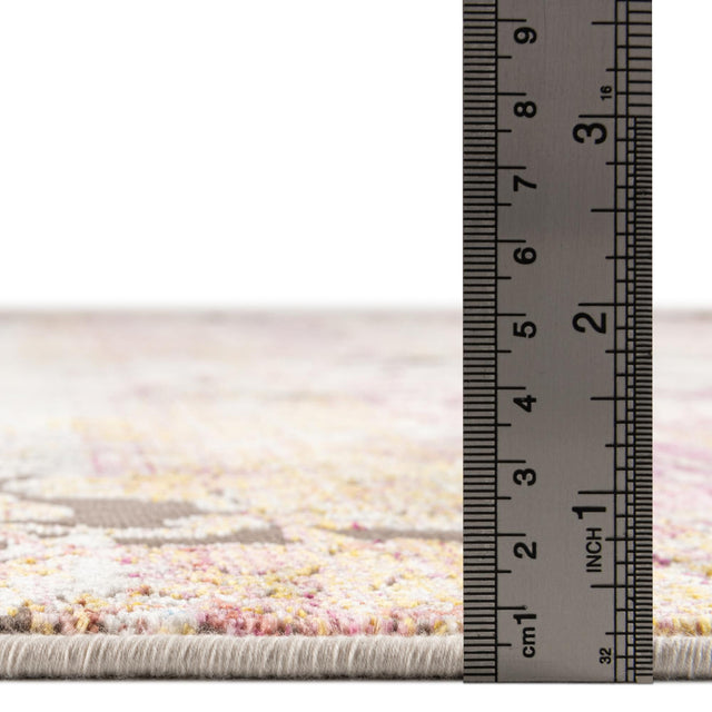 Multicolor 4' x 5' 10 Deepa Rectangle Area Rug 100% Polyester Colorful Modern Contemporary Carpet for Home Decorating Living, Dining, Office & Bedrooms for Sale at Rug Engine