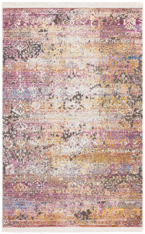 Multicolor 3' 3 x 5' Deepa Rectangle Area Rug 100% Polyester Colorful Modern Contemporary Carpet for Home Decorating Living, Dining, Office & Bedrooms for Sale at Rug Engine