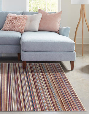 Multicolor 6' x 8' 9 Deepa Rectangle Area Rug 100% Polyester Colorful Modern Contemporary Carpet for Home Decorating Living, Dining, Office & Bedrooms for Sale at Rug Engine