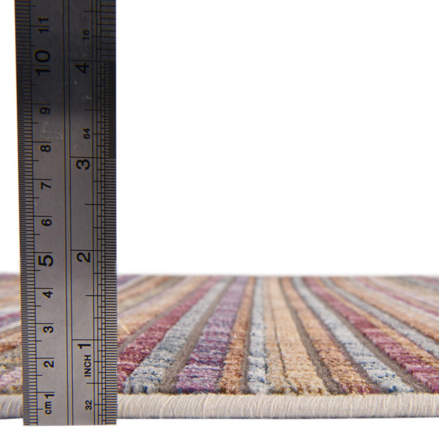 Multicolor 5' 3 x 7' 9 Deepa Rectangle Area Rug 100% Polyester Colorful Modern Contemporary Carpet for Home Decorating Living, Dining, Office & Bedrooms for Sale at Rug Engine