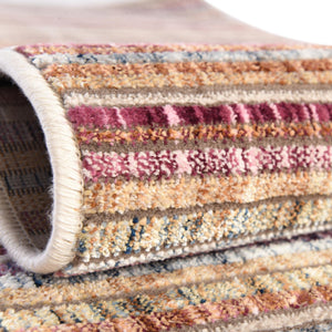 Multicolor 9' x 11' 7 Deepa Rectangle Area Rug 100% Polyester Colorful Modern Contemporary Carpet for Home Decorating Living, Dining, Office & Bedrooms for Sale at Rug Engine