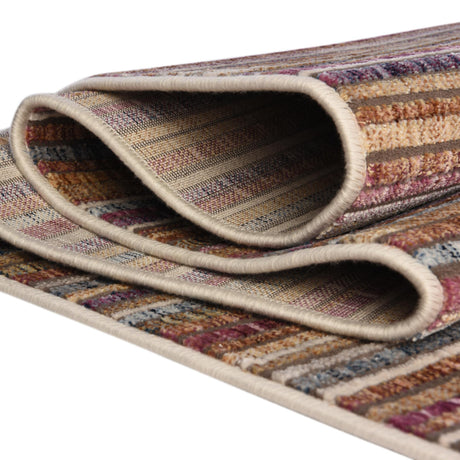 Multicolor 9' x 11' 7 Deepa Rectangle Area Rug 100% Polyester Colorful Modern Contemporary Carpet for Home Decorating Living, Dining, Office & Bedrooms for Sale at Rug Engine