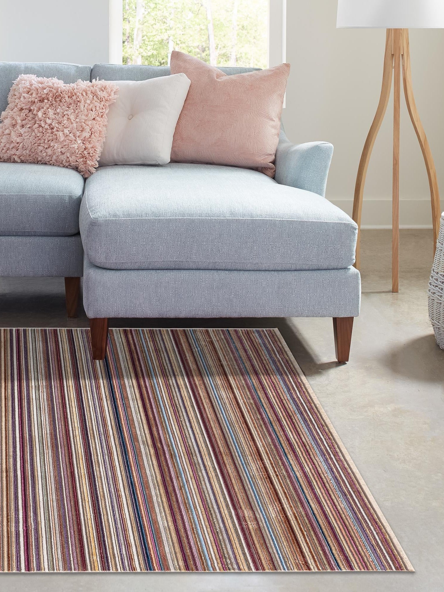 Multicolor 3' 3 x 5' Deepa Rectangle Area Rug 100% Polyester Colorful Modern Contemporary Carpet for Home Decorating Living, Dining, Office & Bedrooms for Sale at Rug Engine