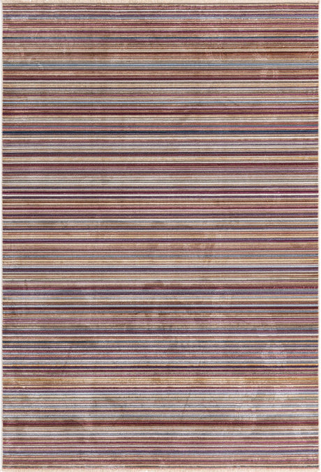 Multicolor 5' 3 x 7' 9 Deepa Rectangle Area Rug 100% Polyester Colorful Modern Contemporary Carpet for Home Decorating Living, Dining, Office & Bedrooms for Sale at Rug Engine