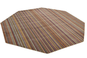 Multicolor 7' 10 x 7' 10 Deepa Octagon Area Rug 100% Polyester Colorful Modern Contemporary Carpet for Home Decorating Living, Dining, Office & Bedrooms for Sale at Rug Engine