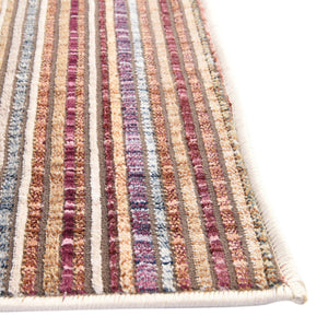 Multicolor 2' x 8' Deepa Runner Area Rug 100% Polyester Colorful Modern Contemporary Carpet for Home Decorating Living, Dining, Office & Bedrooms for Sale at Rug Engine