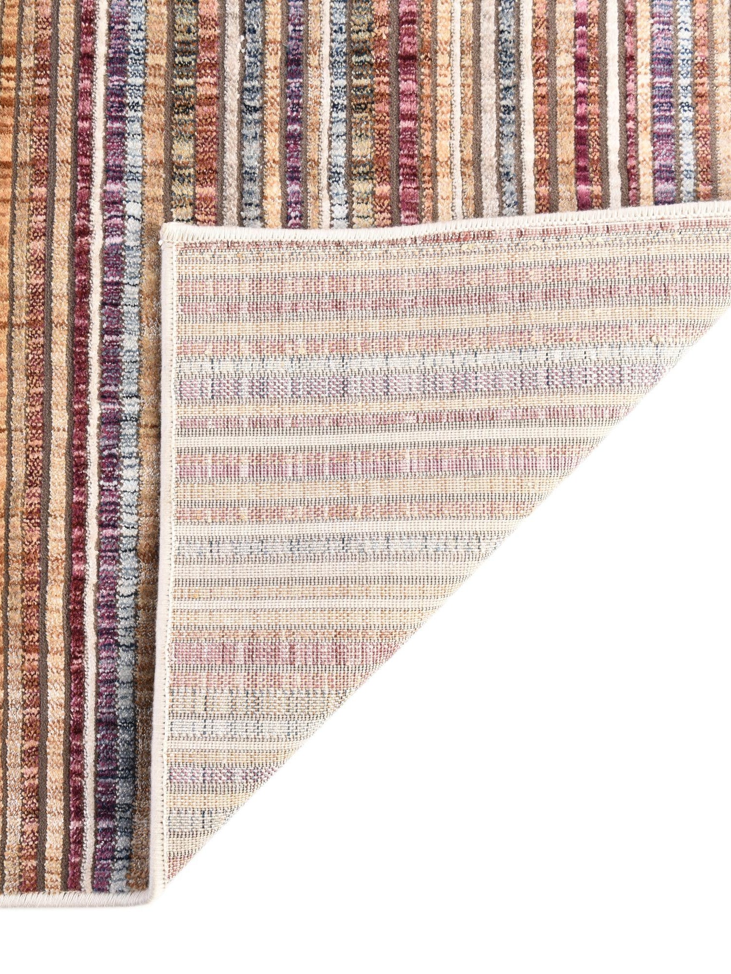 Multicolor 2' 6 x 12' Deepa Runner Area Rug 100% Polyester Colorful Modern Contemporary Carpet for Home Decorating Living, Dining, Office & Bedrooms for Sale at Rug Engine