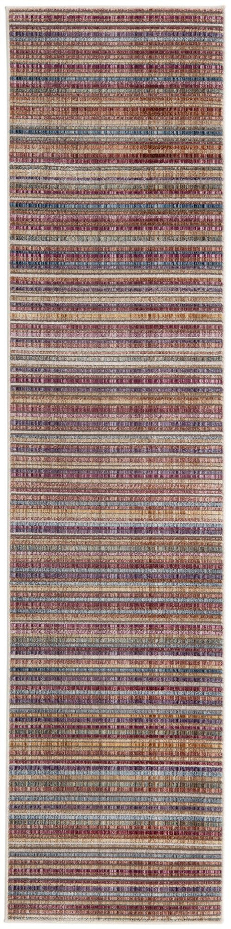 Multicolor 2' x 8' Deepa Runner Area Rug 100% Polyester Colorful Modern Contemporary Carpet for Home Decorating Living, Dining, Office & Bedrooms for Sale at Rug Engine