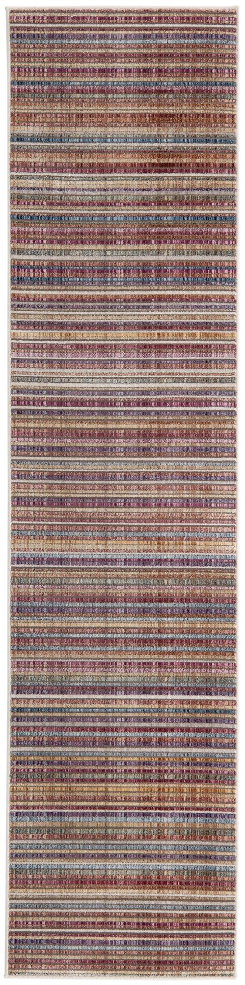 Multicolor 2' x 8' Deepa Runner Area Rug 100% Polyester Colorful Modern Contemporary Carpet for Home Decorating Living, Dining, Office & Bedrooms for Sale at Rug Engine
