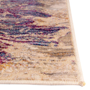 Multicolor 3' 3 x 5' Deepa Rectangle Area Rug 100% Polyester Colorful Modern Contemporary Carpet for Home Decorating Living, Dining, Office & Bedrooms for Sale at Rug Engine