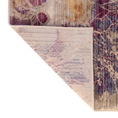 Multicolor 3' 3 x 5' Deepa Rectangle Area Rug 100% Polyester Colorful Modern Contemporary Carpet for Home Decorating Living, Dining, Office & Bedrooms for Sale at Rug Engine