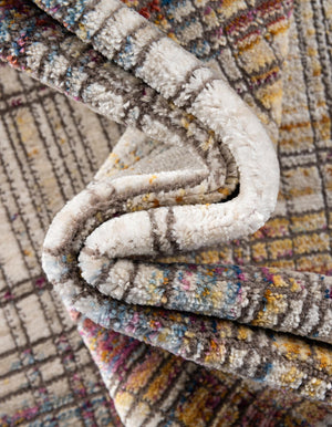 Multicolor 3' 3 x 5' Deepa Rectangle Area Rug 100% Polyester Colorful Modern Contemporary Carpet for Home Decorating Living, Dining, Office & Bedrooms for Sale at Rug Engine