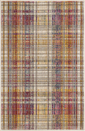 Multicolor 2' x 3' Deepa Rectangle Area Rug 100% Polyester Colorful Modern Contemporary Carpet for Home Decorating Living, Dining, Office & Bedrooms for Sale at Rug Engine