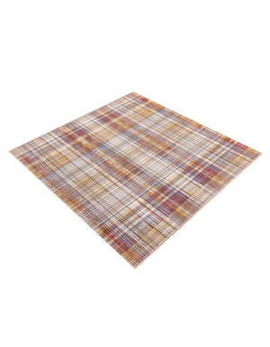 Multicolor 7' 10 x 7' 10 Deepa Square Area Rug 100% Polyester Colorful Modern Contemporary Carpet for Home Decorating Living, Dining, Office & Bedrooms for Sale at Rug Engine
